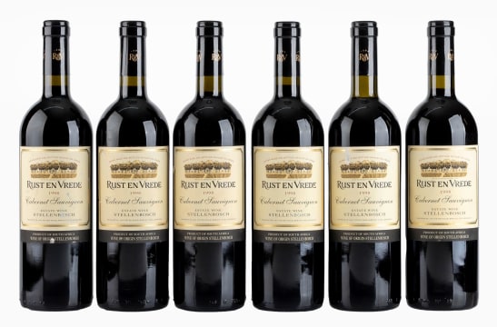 Rust en Vrede; Cabernet Sauvignon; 1998; 6 (1 x 6); 750ml