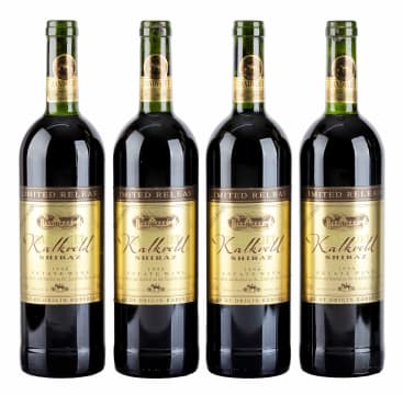 Zandvliet; Kalkveld Shiraz; 1996; 4 (1 x 4); 750ml