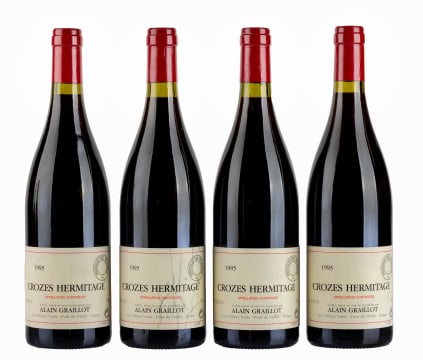 Alain Graillot; Crozes-Hermitage; 1995; 4 (1 x 4); 750ml