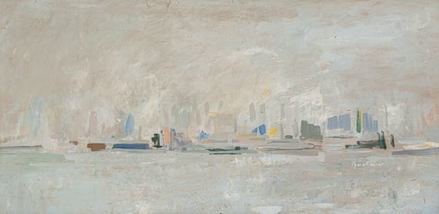 Carl Büchner; City Scape