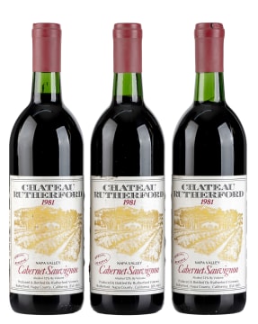 Rutherford; Cabernet Sauvignon Special Reserve; 1981; 3 (1 x 3); 750ml