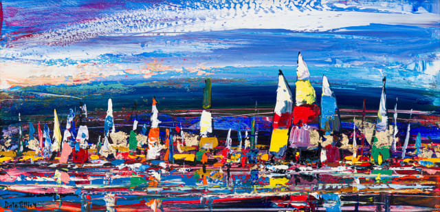 Dale Elliott; Abstract Sailing Boats