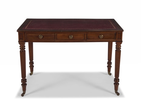 A Georgian mahogany writing table, c. 1825