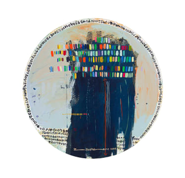 Zolile Phetshane; Abstract Composition with Numbers
