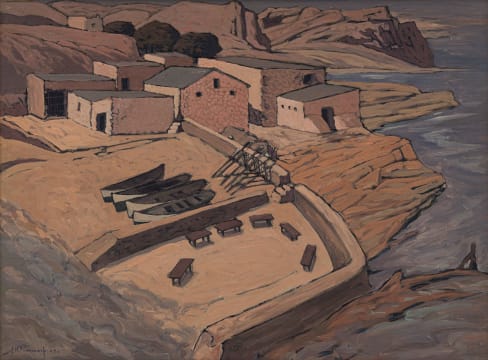 Jacob Hendrik Pierneef; The Old Harbour, Hermanus