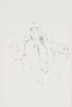 Andrew Verster; Seated Girl in a Hat