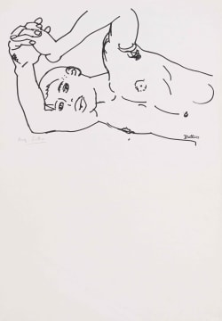 Walter Battiss; Reclining Figure