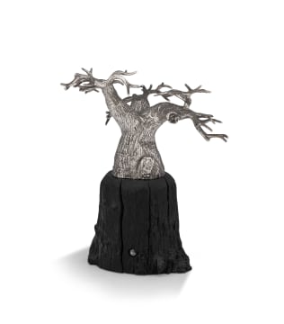 A silver Baobab trophy, comissioned by Gary Player, Patrick Mavros, Zimbabwe, 2016