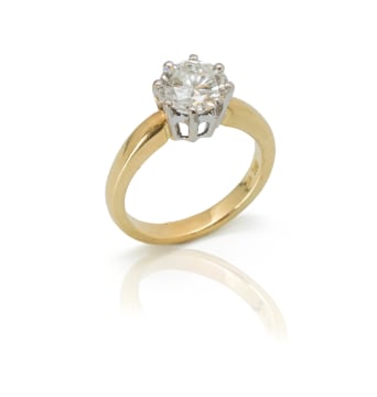 Diamond solitaire ring