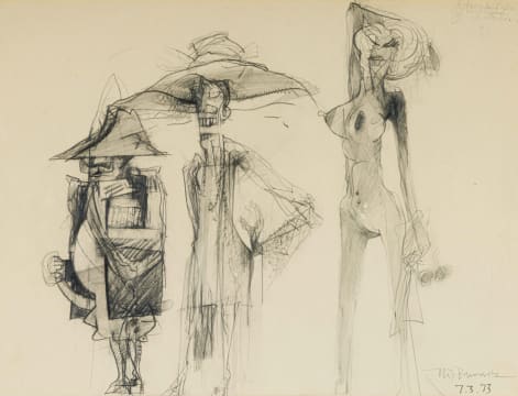 Nils Burwitz; Sketch for Those who Gutter with the Glory of the Hummingbird, Meaning Death