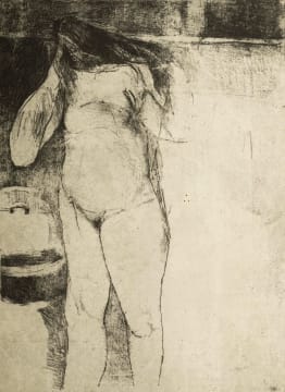 Dieter Appelt; Standing Nude