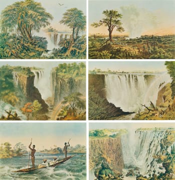 Thomas Baines; The Victoria Falls, Zambesi River, six