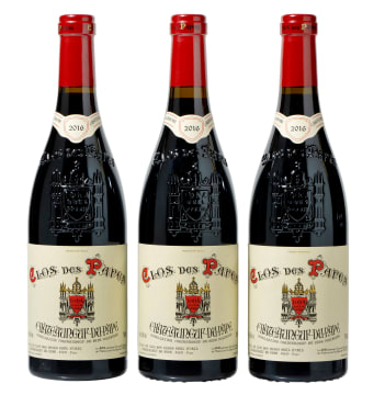 Clos des Papes; Châteauneuf-du-Pape; 2016; 3 (1 x 3); 750ml