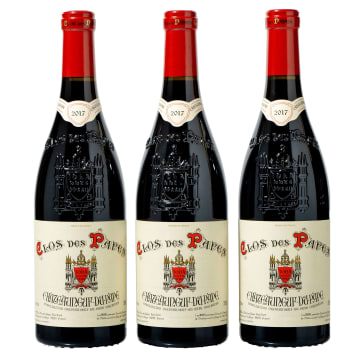 Clos des Papes; Châteauneuf-du-Pape; 2017; 3 (1 x 3); 750ml