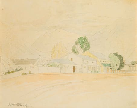 Jacob Hendrik Pierneef; Tulbagh Landscape Study