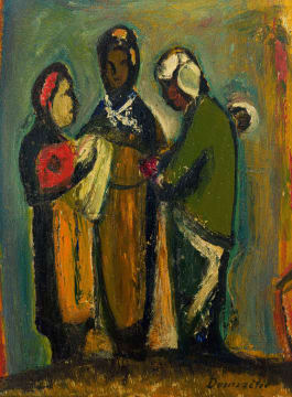 Pranas Domsaitis; Three Standing Figures
