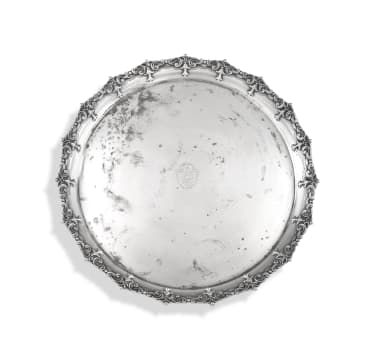 A Portuguese silver salver, Lisbon