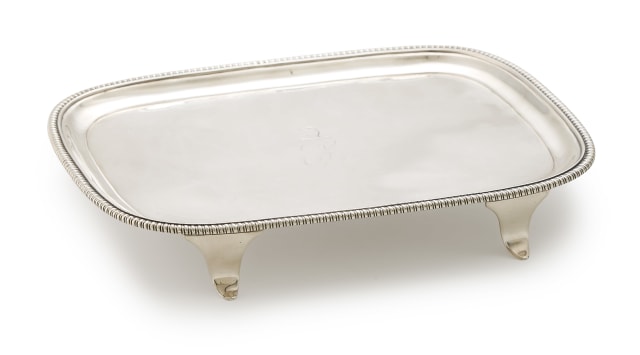A George III silver teapot stand, Ann Robertson, Newcastle, c.1797-1798