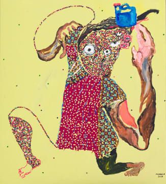 Cristiano Mangovo; Menina A Cartar Agua (A Girl Drawing Water)
