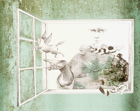 Karin Jaroszynska; Man in a Window