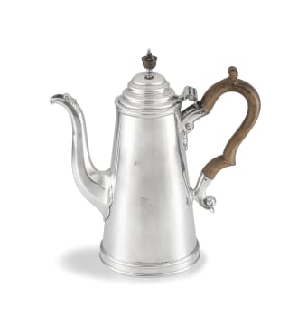 A George V silver coffee pot, James Dixon & Sons Ltd, Sheffield, 1919