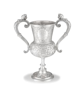 An Edward VII silver presentation trophy, Joseph Gloster Ltd, Birmingham, 1902