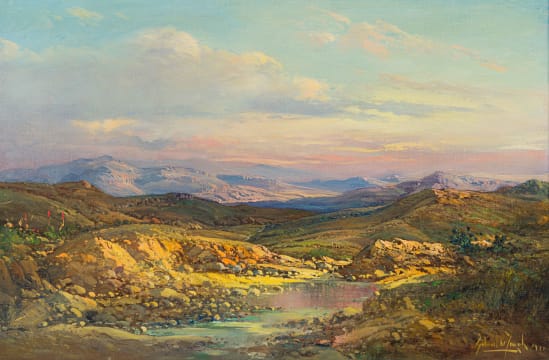 Gabriel de Jongh; Extensive Valley Landscape