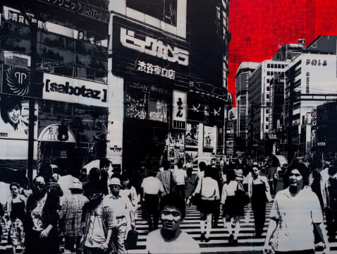 Logan Hicks; Street Scene, Tokyo