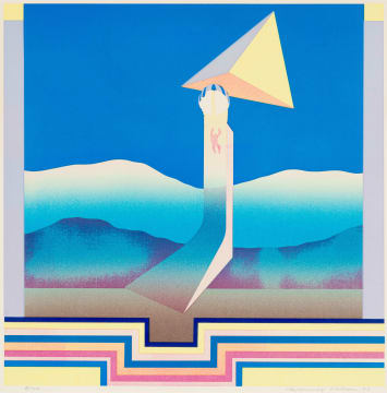 Stephanie Watson; Surreal Landscape with Figure