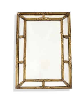 A carved Neoclassical giltwood wall mirror, 19th century