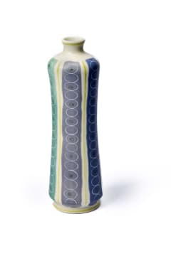 Poole Pottery; Tall vase