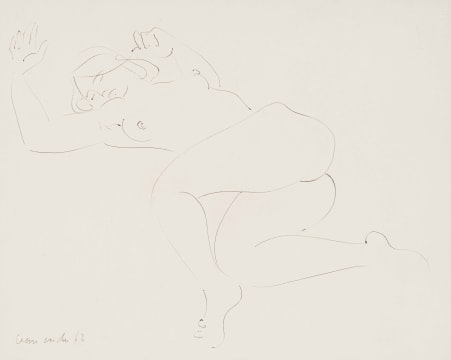 Maurice van Essche; Reclining Nude