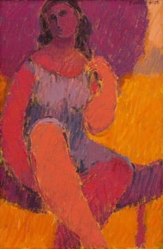 Eleanor Esmonde-White; Woman with Parasol