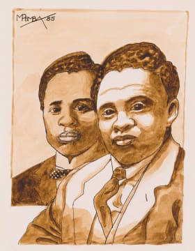 George Milwa Mnyaluza Pemba; Portrait of Sol Plaatjie