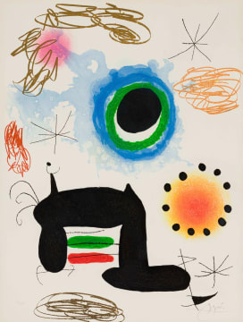 Joan Miró; La Ralentie (Slowing Down)