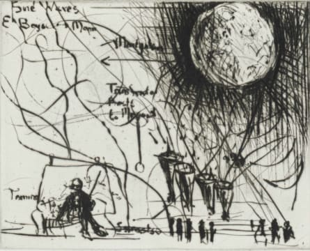 William Kentridge; Thinking Aloud, Small Thoughts, the Moon