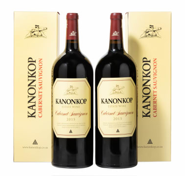 Kanonkop; Cabernet Sauvignon; 2015; 2 (1 x 2); 1500ml