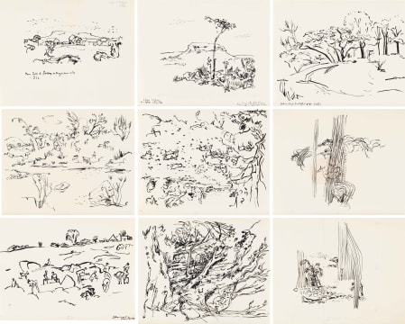 Walter Battiss; Limpopo Drawings; Limpopo First Edition, ten
