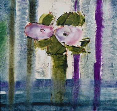 Michael Heyns; Pink Flowers in a Vase