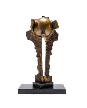 Mike (Michael) Edwards; Untitled (Abstract with Sphere)