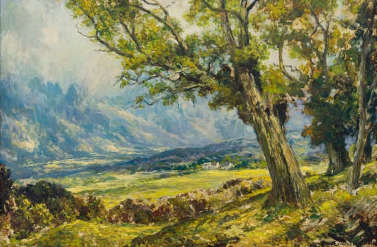Edward Roworth; Old Oaks on the Schaapenberg