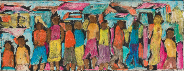 Osiah Masekoameng; Group of Figures