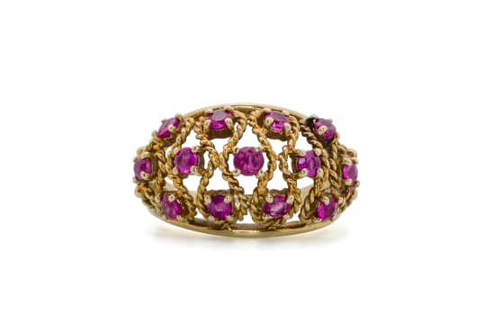 Vintage ruby ring