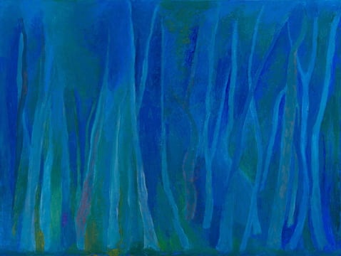 Lettie Gardiner; Blue Abstract