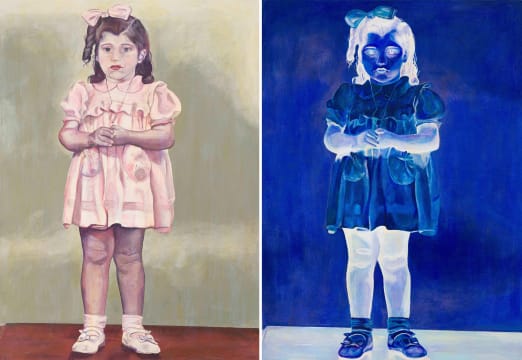 Bronwyn Anne Carr; My Mother in Negative I & II, diptych