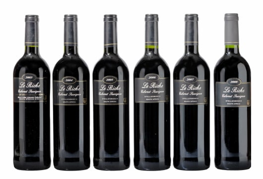 Le Riche; Cabernet Sauvignon; 2003 - 2008; 6 (1 x 6); 750ml