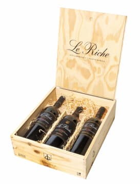 Le Riche; Reserve Cabernet Sauvignon; 2015, 2017, 2019; 3 (1 x 3); 750ml