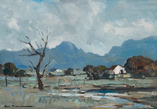 Don (Donald James) Madge; Landscape with Cottage