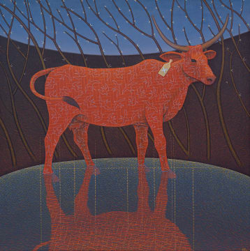 Kevin Roberts; Reflection with Red Cow