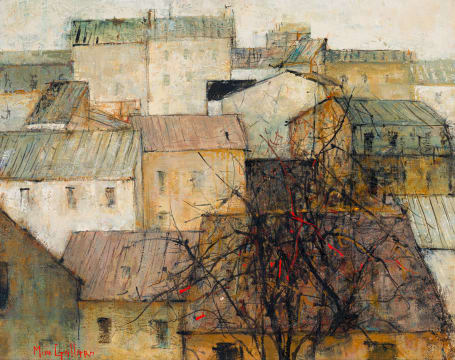 Michel de Gallard; Maisons en Banlieue (Houses in the Suburbs)